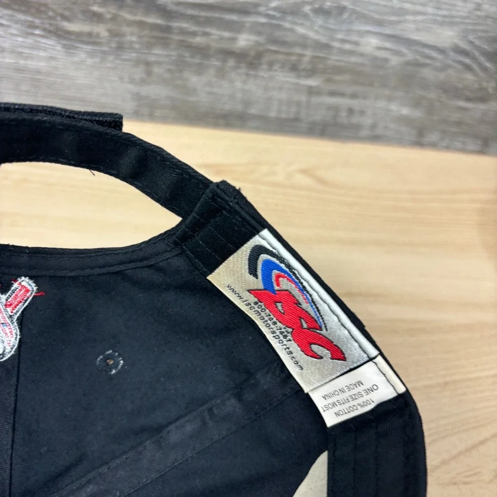 Spirit of America 500 Hat‎ Cap Strap Back Black Racing One Size Adjustable